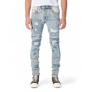 NEW GALA men's crumb denim jean in vintage blue stone